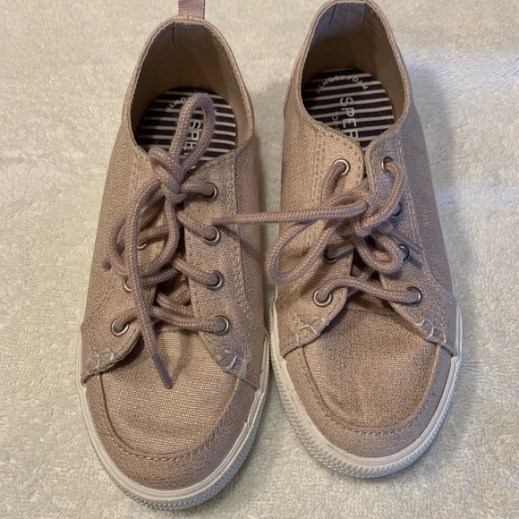 Sperry Other - Sperry size 1 (youth) sparkly pink. Wore 1 or 2 times.